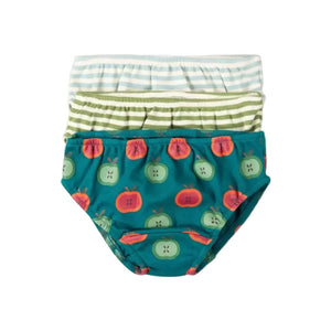 Little Green Radicals - Apple Picking Underwear Set 3 Pack
