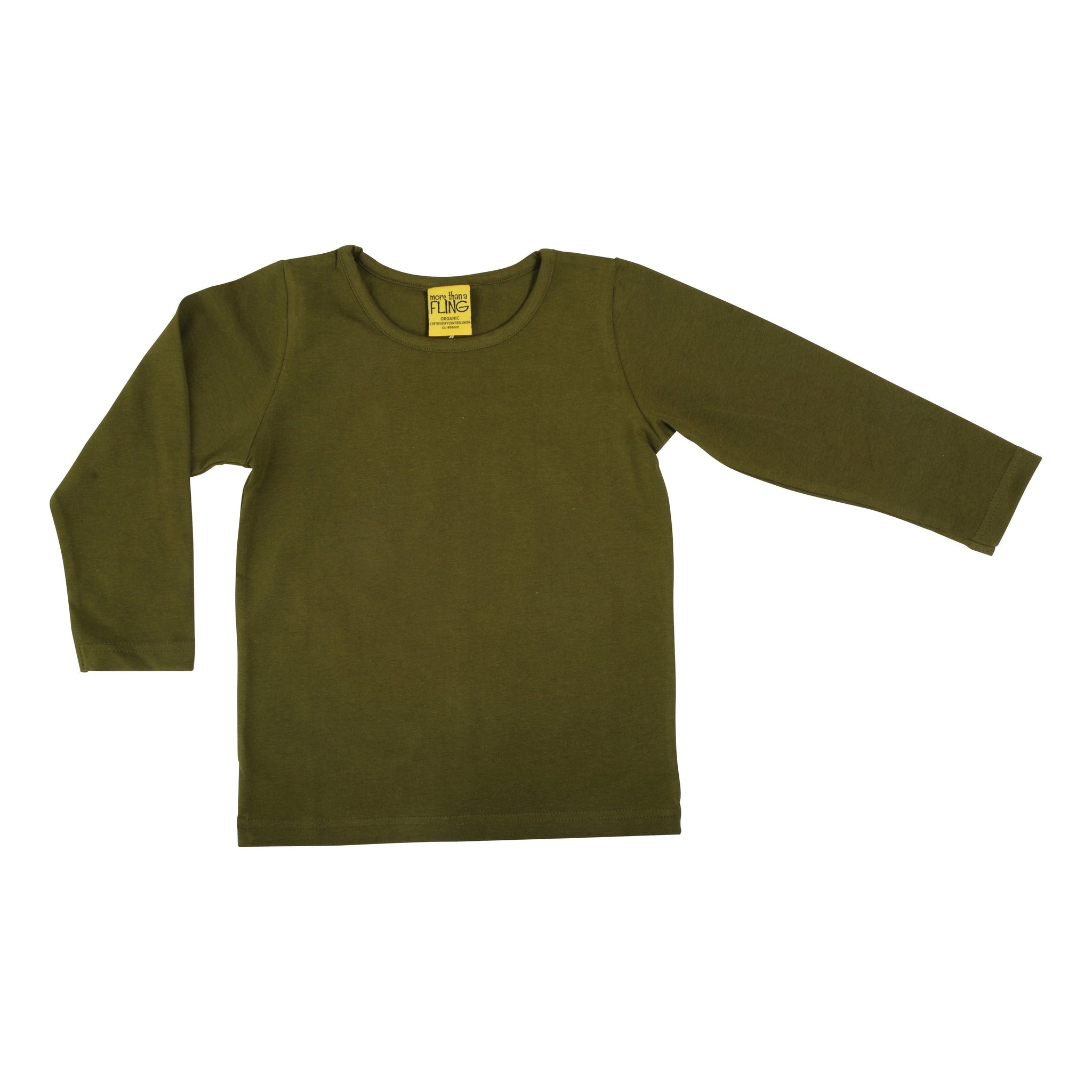 More Than A FLING - Avocado Long Sleeved Top (1-2 years)