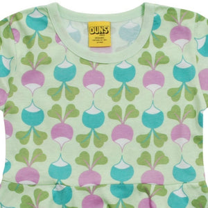 DUNS Sweden - Big Radish Long Sleeved Skater Dress (Patina Green)