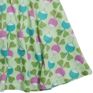 DUNS Sweden - Big Radish Long Sleeved Skater Dress (Patina Green)