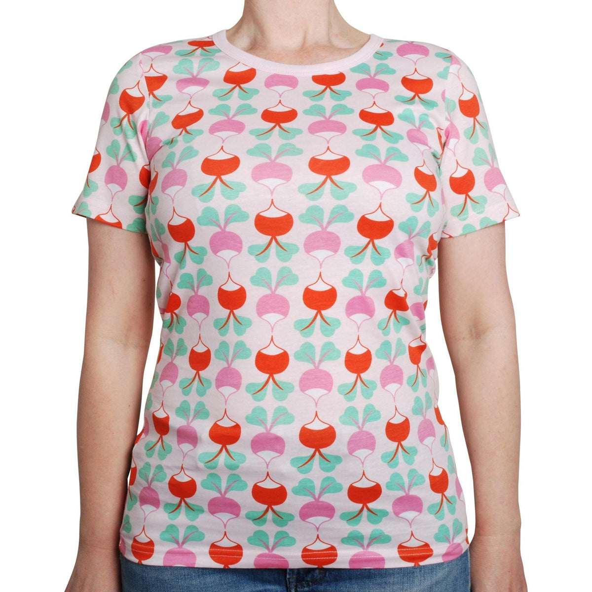 DUNS Sweden - Big Radish Women's Short Sleeved Top (Blushing Bride) (Medium)