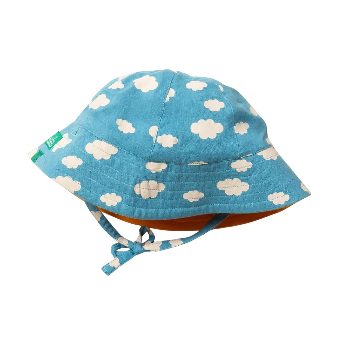 Little Green Radicals - Blue Clouds Reversible Sunhat