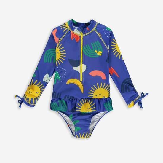 Muddy Puddles - Blue Happy Surf Swimsuit (12-18 Months)