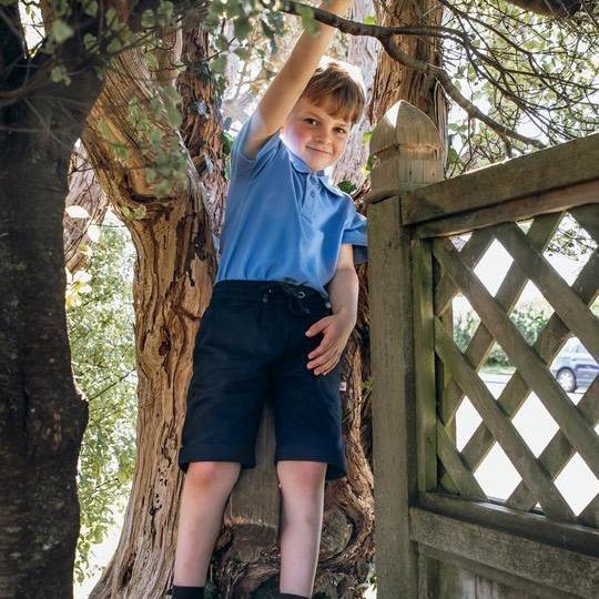 Little Yellow Bird - Blue Polo Shirt (6 Years)
