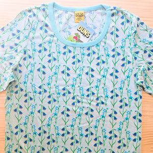 DUNS Sweden - Bluebells (Light Blue) Women's Short Sleeved Top (X-Large)