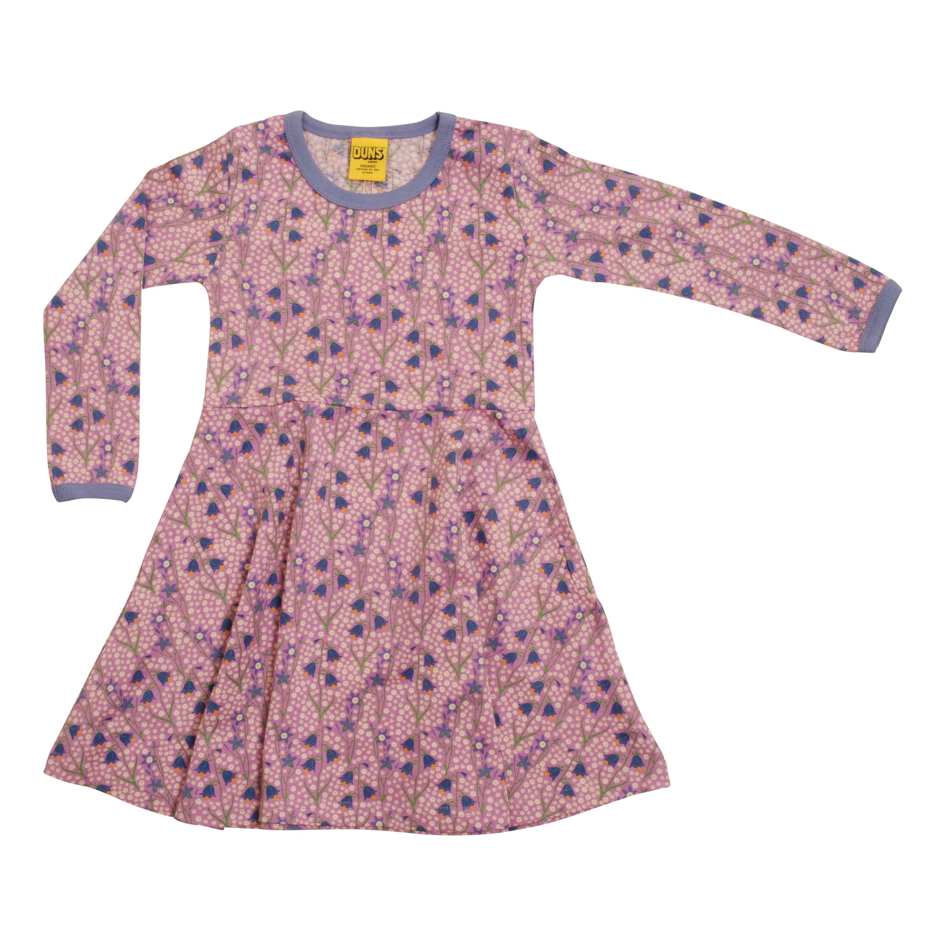 DUNS Sweden - Bluebells (Light Purple) Long Sleeved Skater Dress