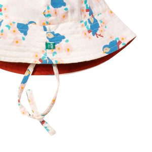 Little Green Radicals - Bluebirds Reversible Sunhat