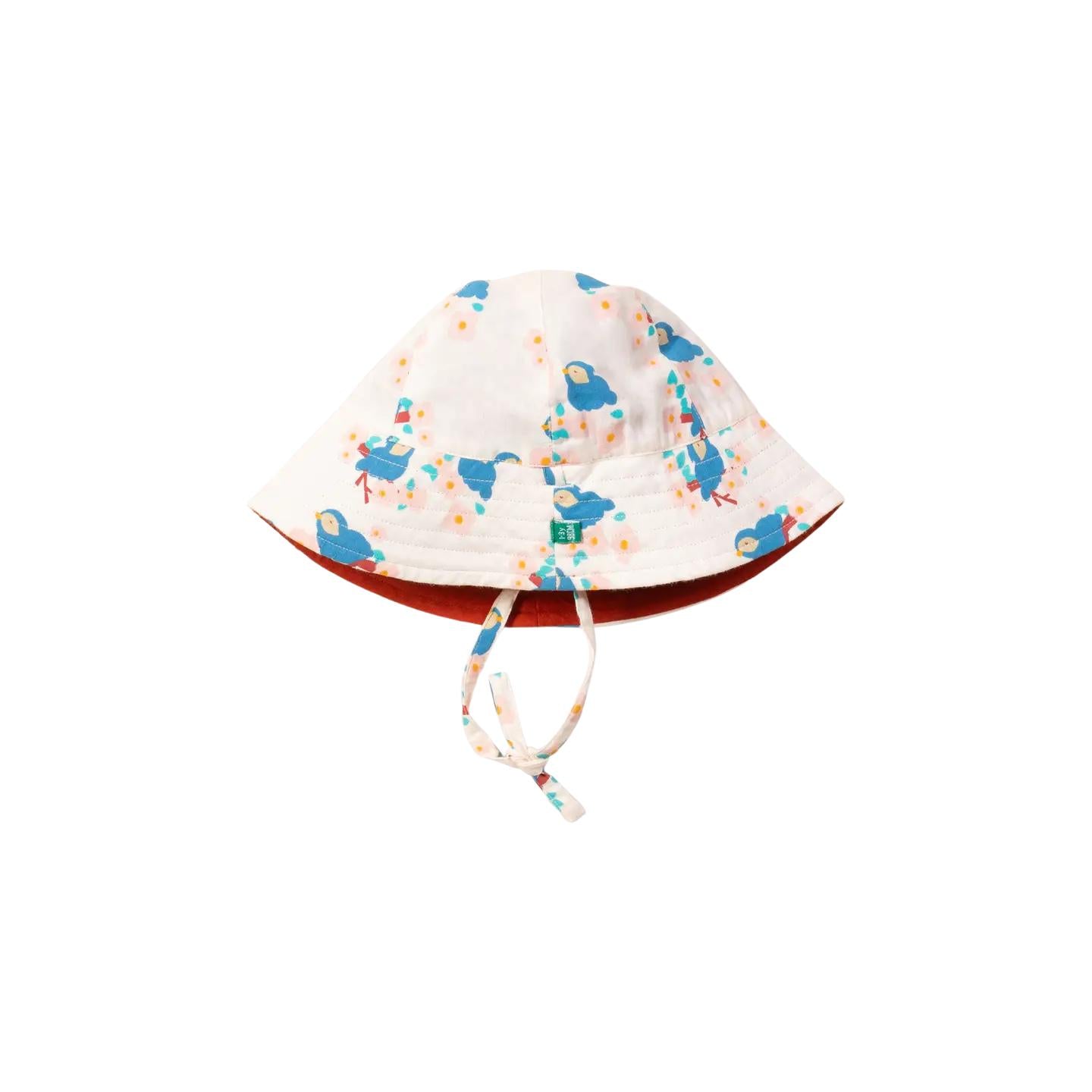 Little Green Radicals - Bluebirds Reversible Sunhat