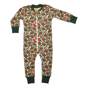 DUNS Sweden - Bullfinch Honeydew Blue Zip Suit