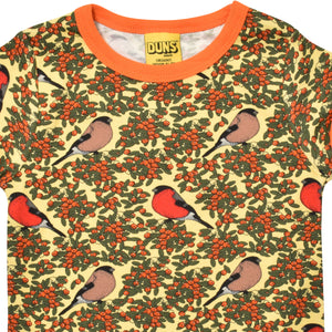 DUNS Sweden - Bullfinch Yellow Cream Short Sleeved Top