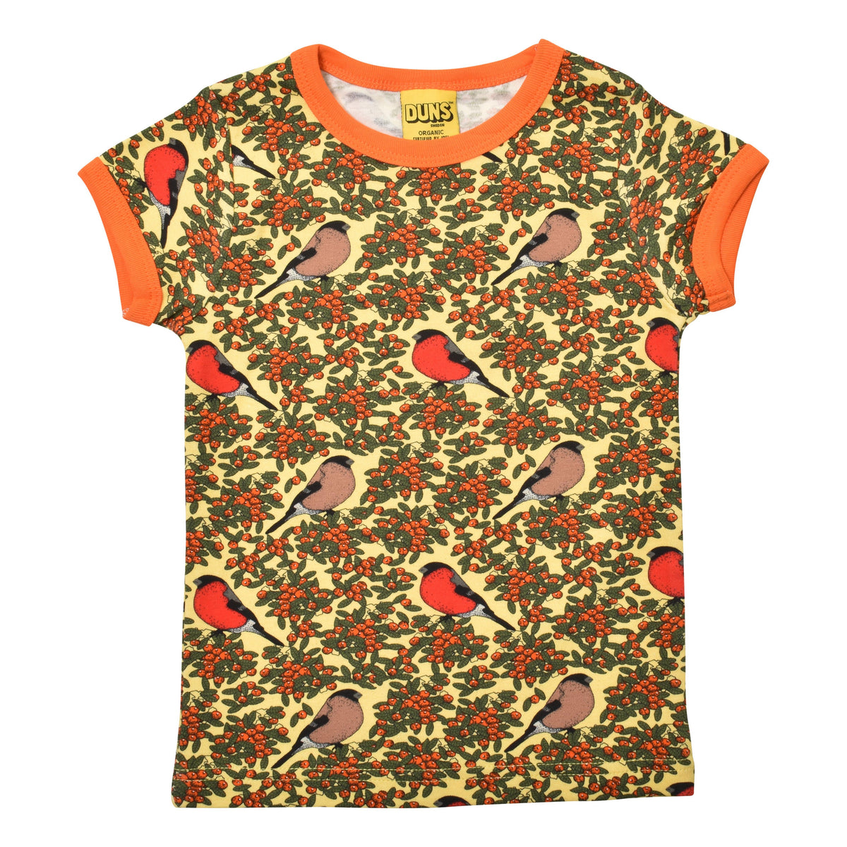 DUNS Sweden - Bullfinch Yellow Cream Short Sleeved Top