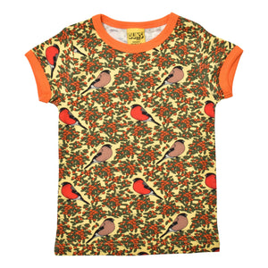 DUNS Sweden - Bullfinch Yellow Cream Short Sleeved Top