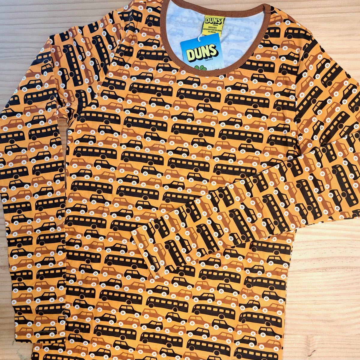 DUNS Sweden - Buses and Cars Long Sleeve Women's Top (Small)