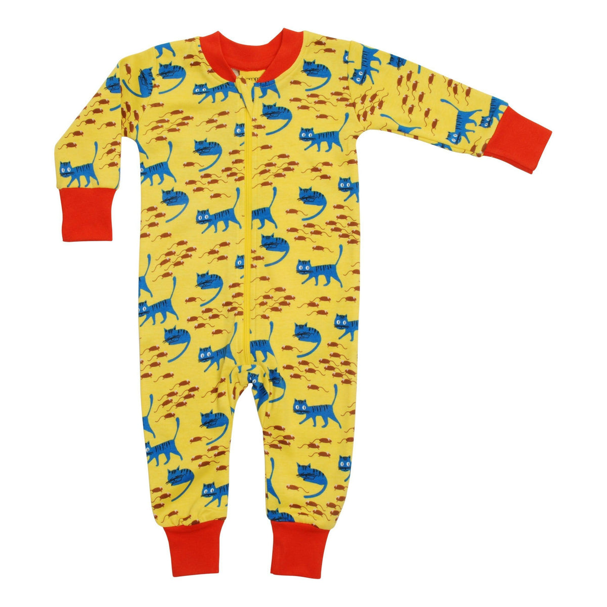 DUNS Sweden - Cats Zip Suit (Lemon Chrome)