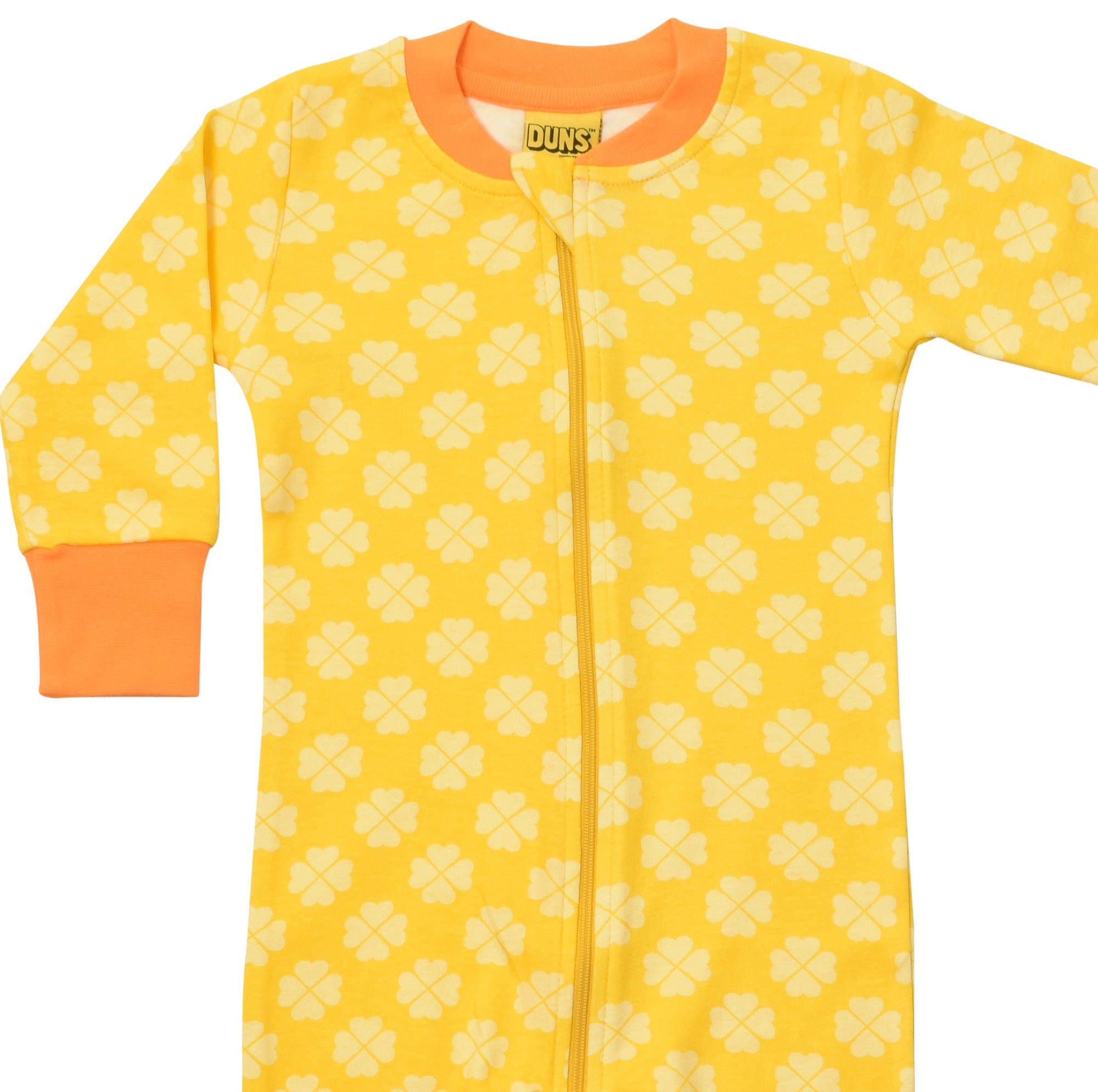 DUNS Sweden - Clover Dandelion Yellow Zip Suit