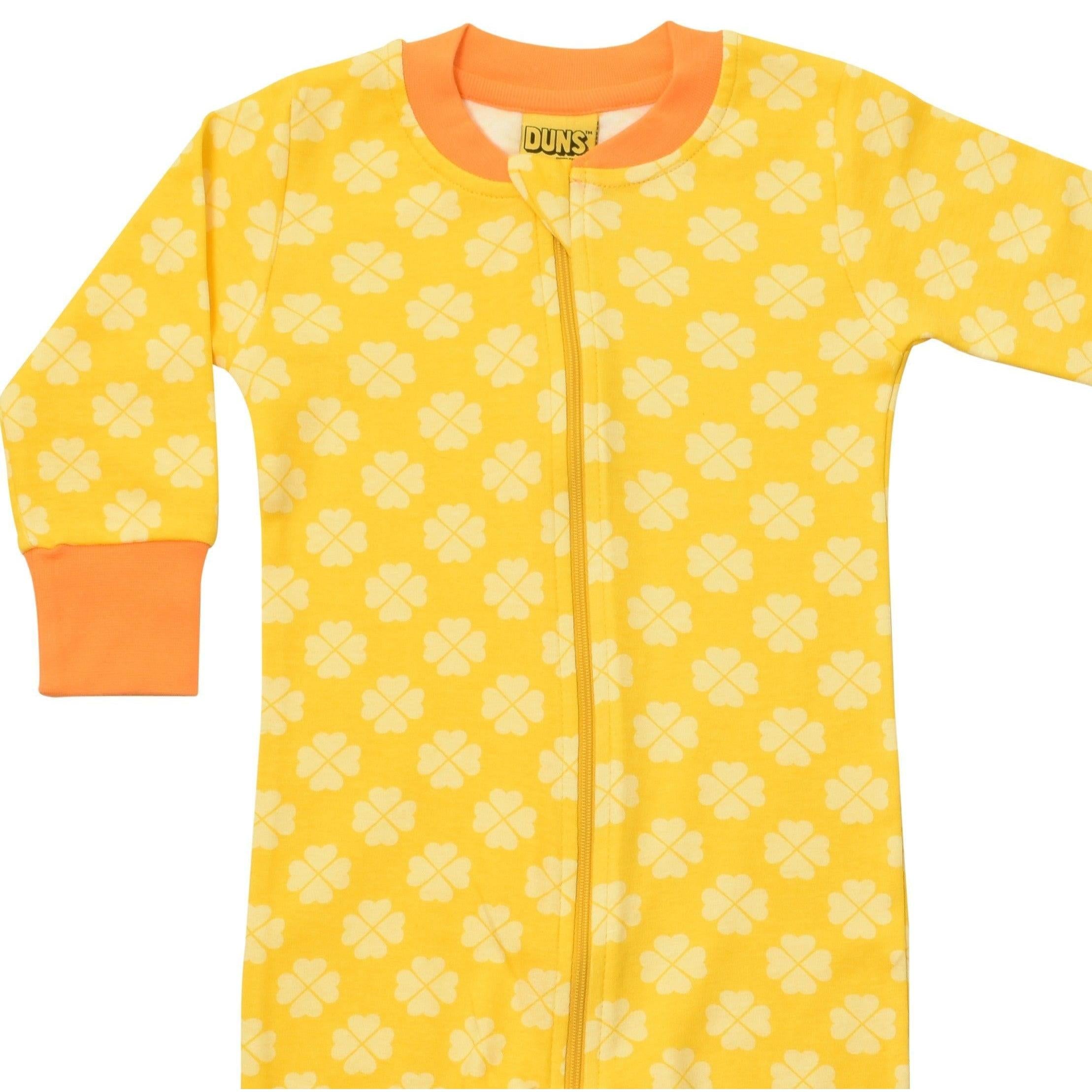 DUNS Sweden - Clover Dandelion Yellow Zip Suit