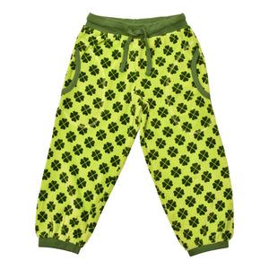 DUNS Sweden - Clover Tendershoots Green Velour Trousers