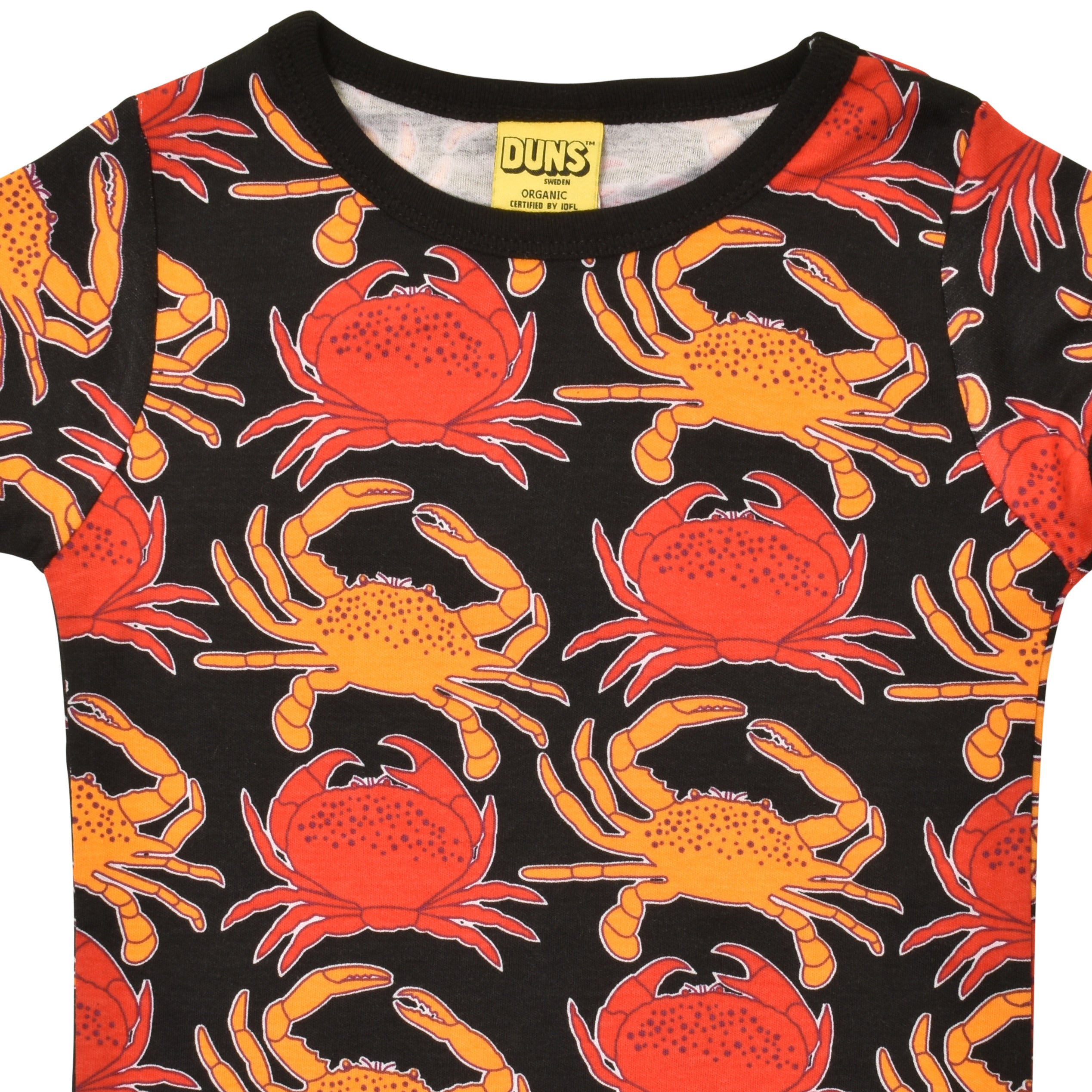 DUNS Sweden - Crab Black Short Sleeved Top