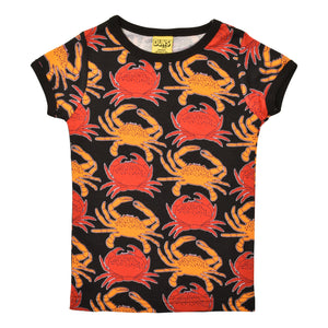 DUNS Sweden - Crab Black Short Sleeved Top