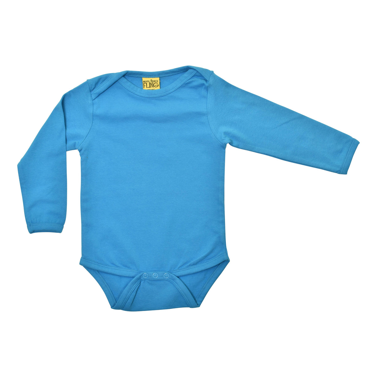 More Than A FLING - Dresden Blue Long Sleeve Body Top