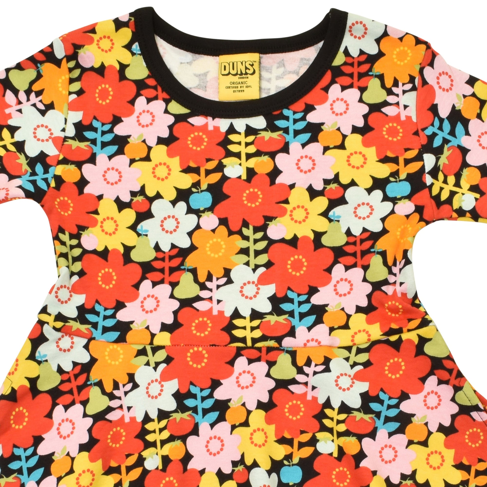DUNS Sweden - Flowerpot Long Sleeved Skater Dress