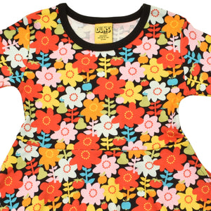 DUNS Sweden - Flowerpot Long Sleeved Skater Dress
