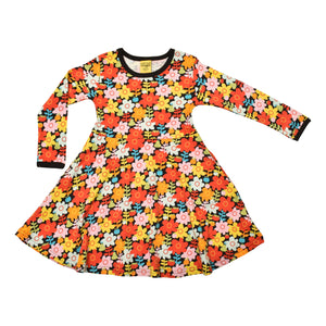 DUNS Sweden - Flowerpot Long Sleeved Skater Dress