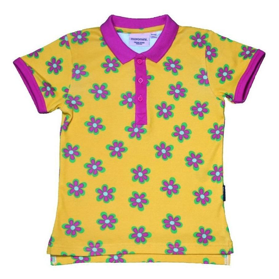 Moromini - Forest Flowers Short Sleeved Polo Shirt (2-3 Years)