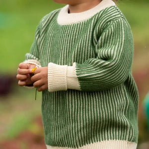 Little Green Radicals - Garden Green Knitted Jumper