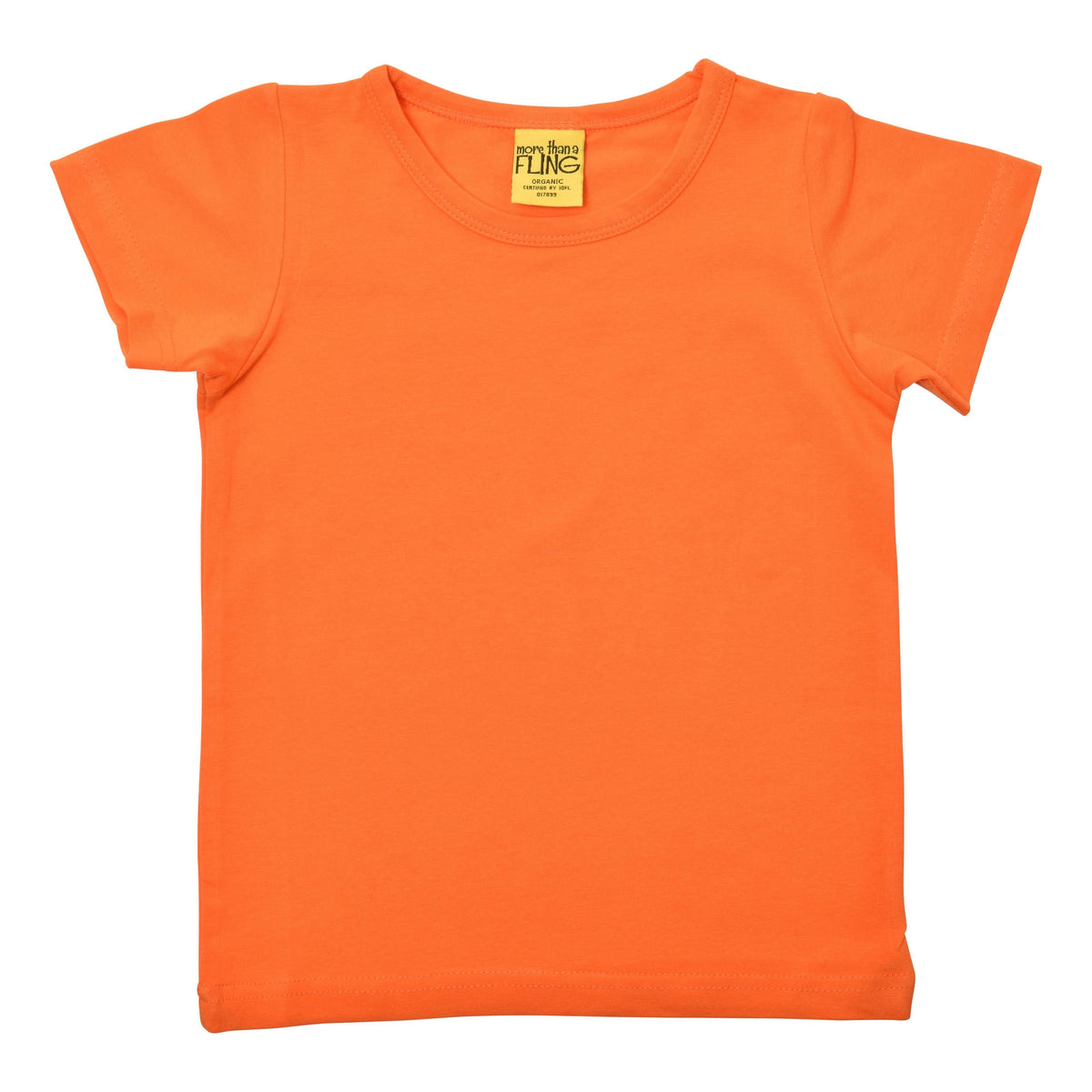 More Than A FLING - Golden Poppy Orange Short Sleeved Top