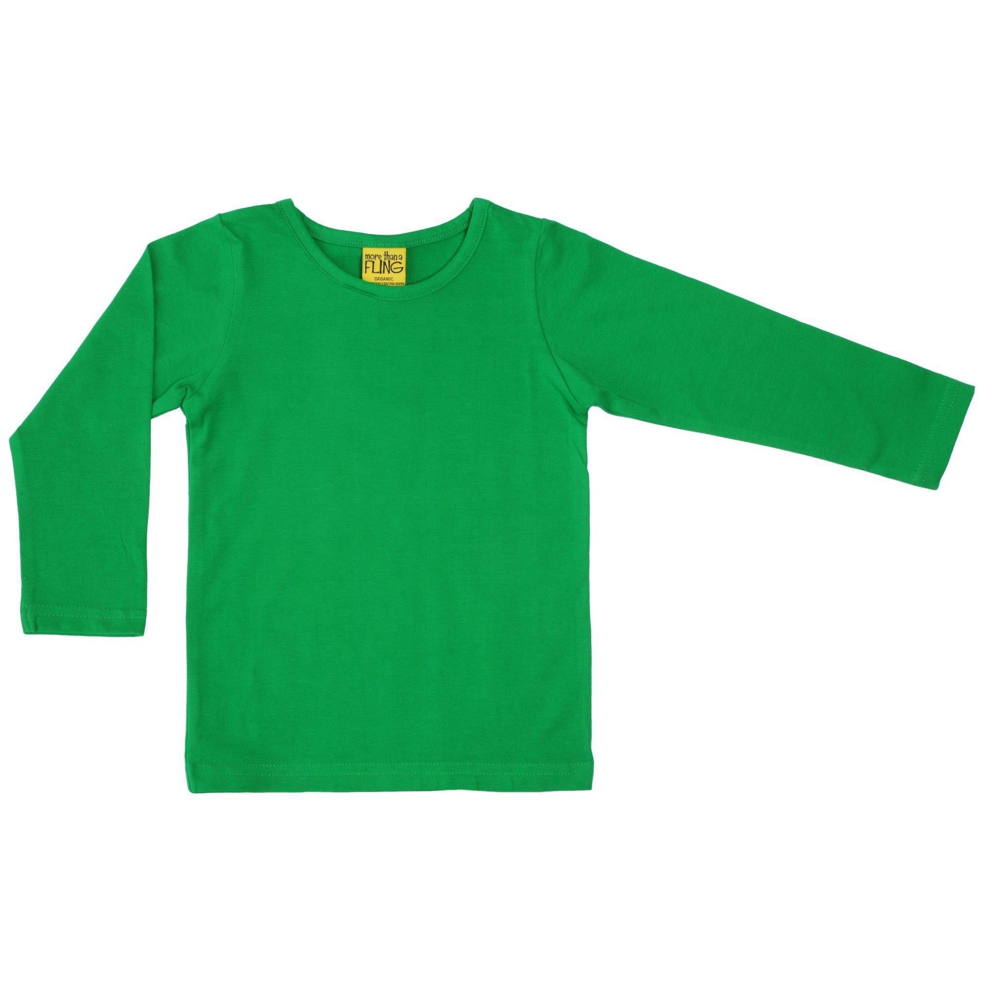 More than a Fling - Green Womens Long Sleeved Top (Small)