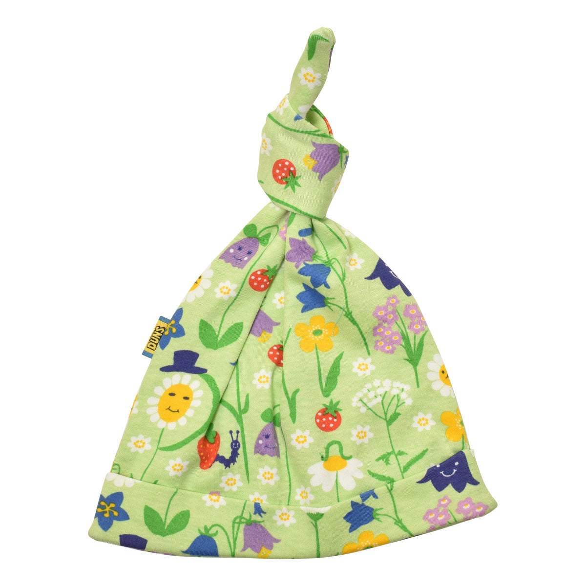 DUNS Sweden - Happy Flower Patina Green Knot Hat