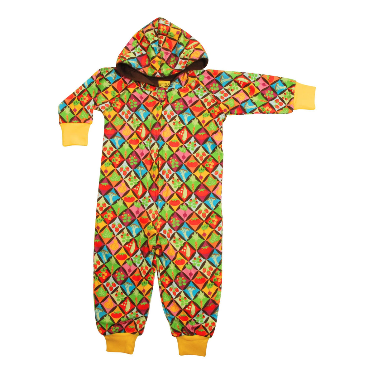 DUNS Sweden - Harlequin Veges Lined Suit with Hood (5-6 Years)