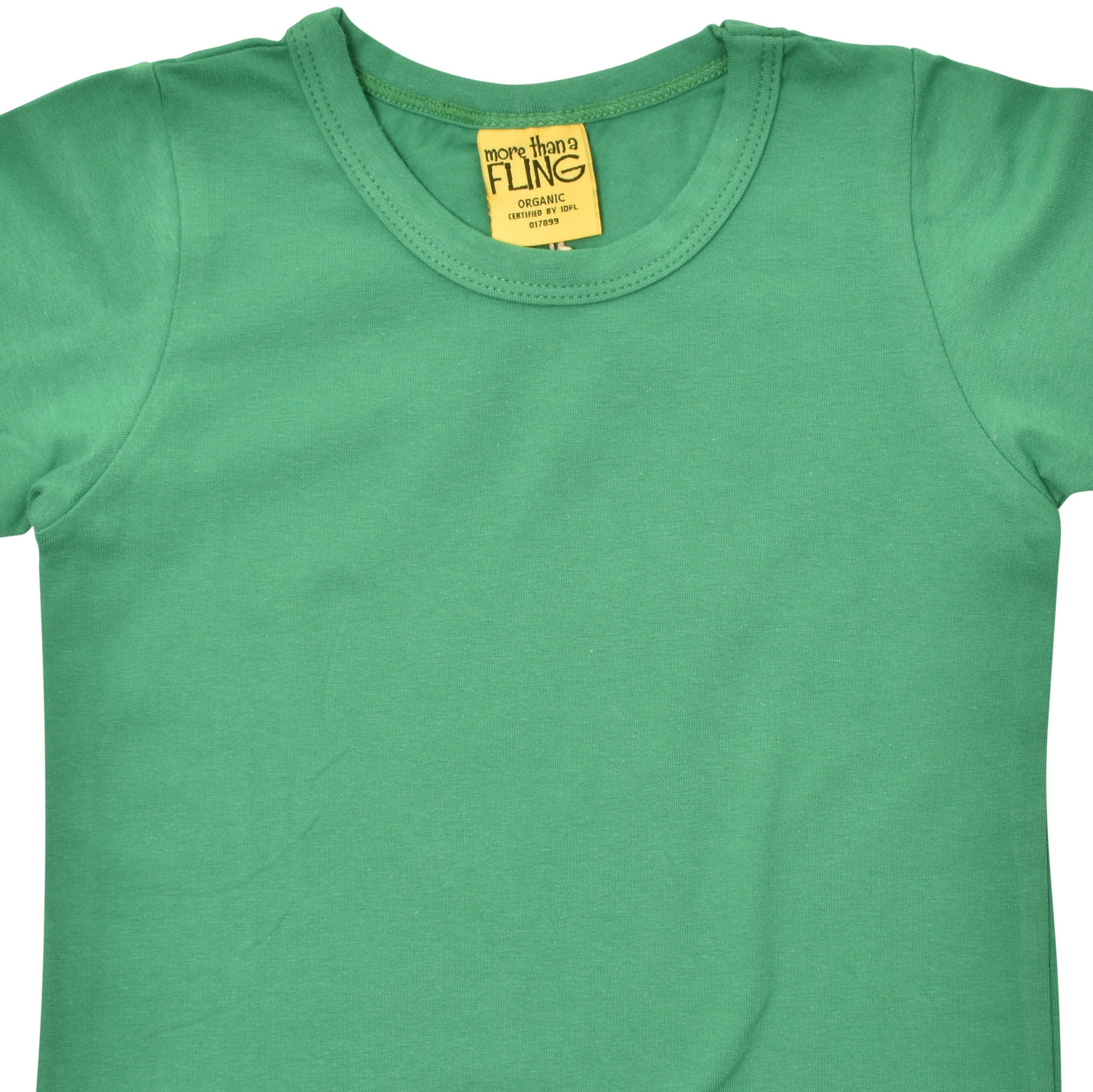 More Than A FLING - Jelly Bean Green Short Sleeved Top