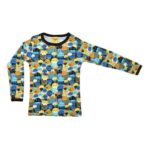 DUNS Sweden - Jellyfish Black Long Sleeved Top