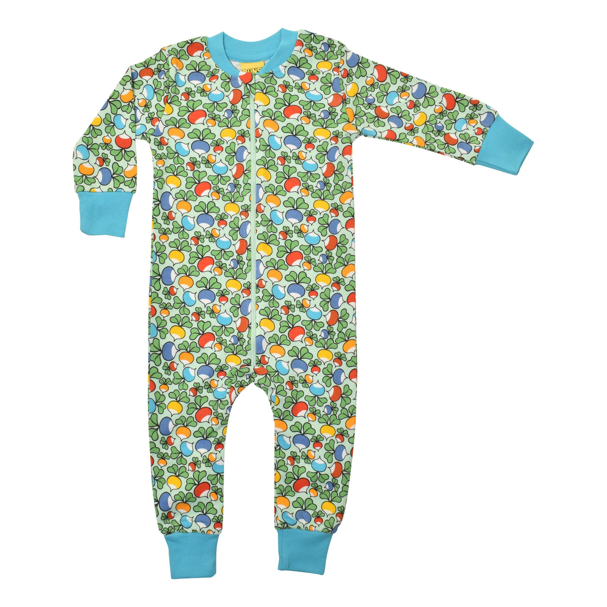 DUNS Sweden - Jumbled Radish Blue Zip Suit