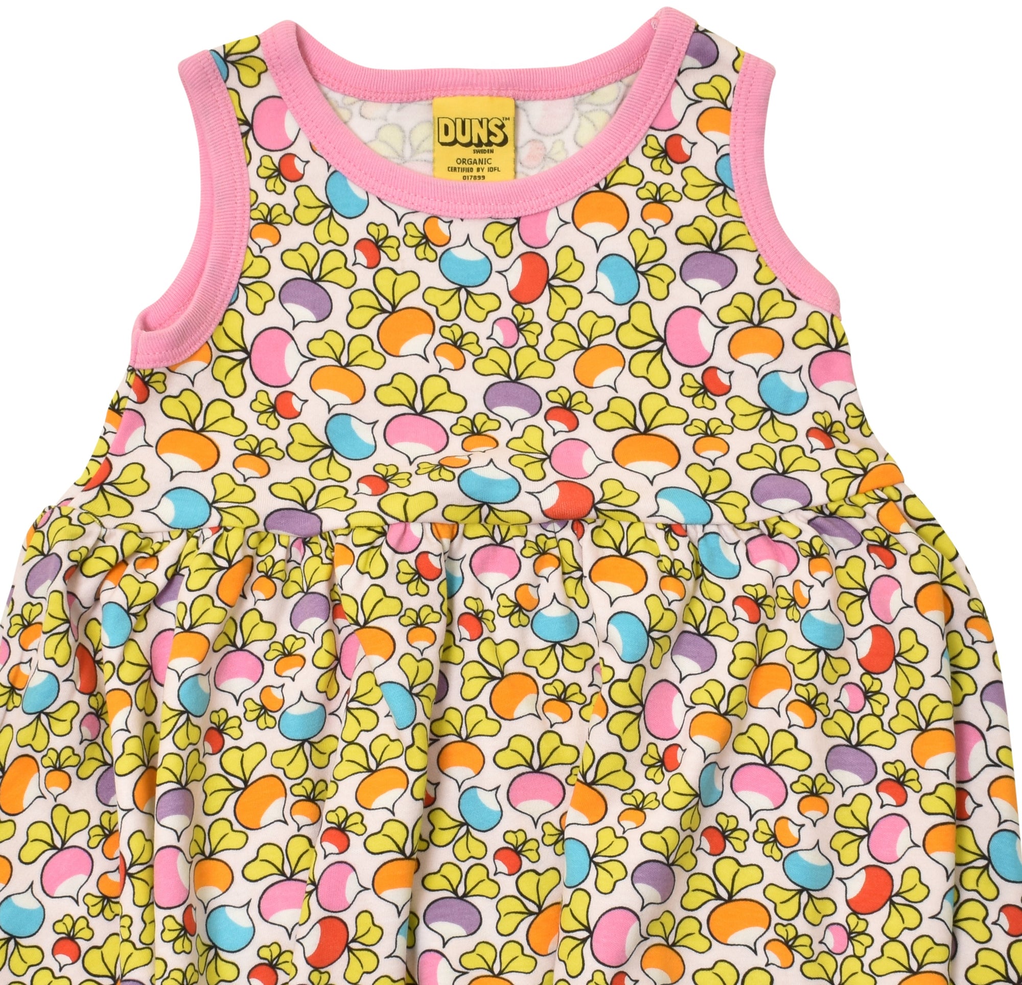 DUNS Sweden - Jumbled Radish Pink Sleeveless Gather Dress