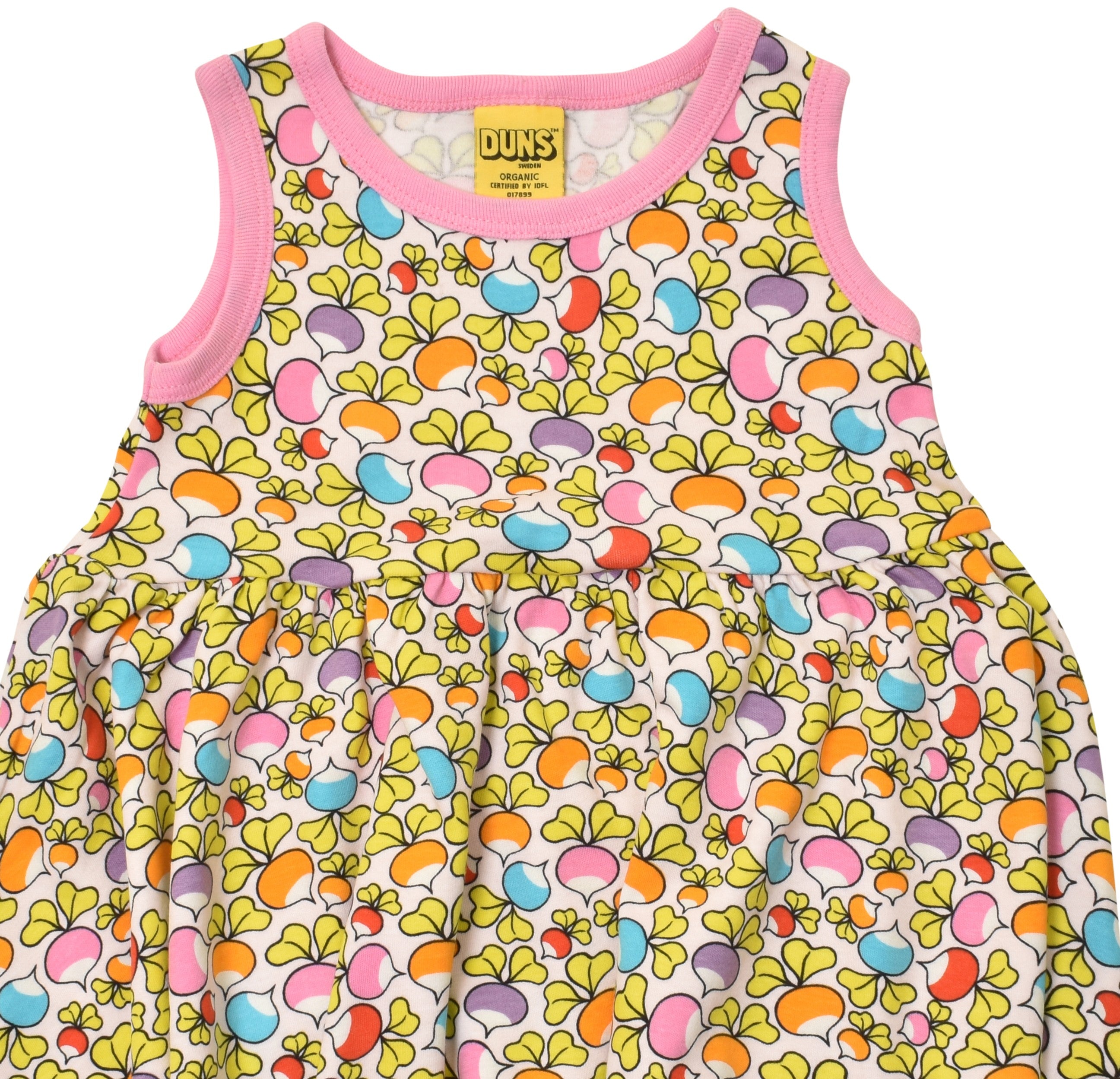 DUNS Sweden - Jumbled Radish Pink Sleeveless Gather Dress