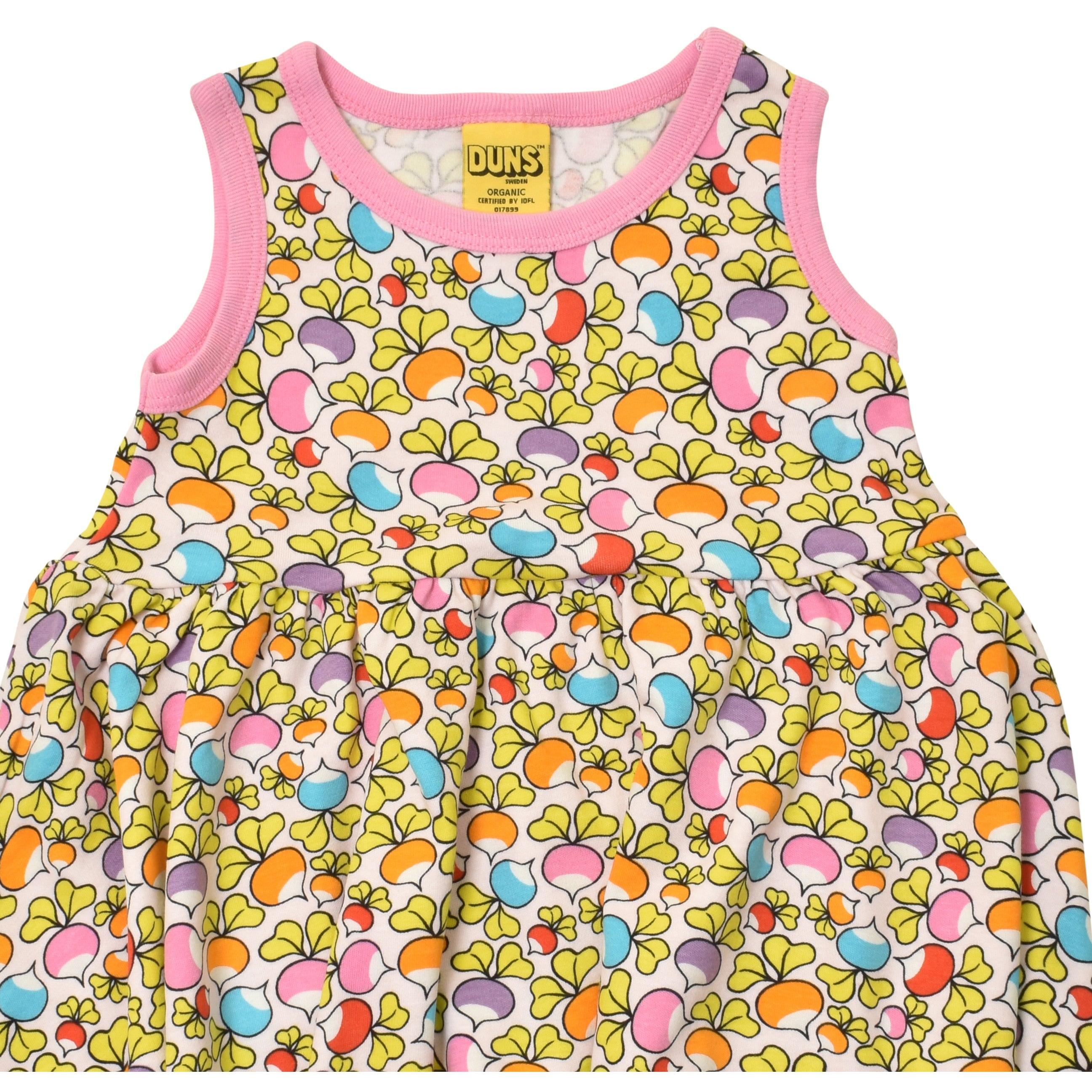 DUNS Sweden - Jumbled Radish Pink Sleeveless Gather Dress