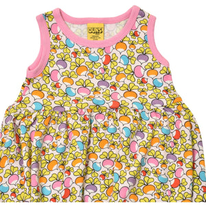 DUNS Sweden - Jumbled Radish Pink Sleeveless Gather Dress