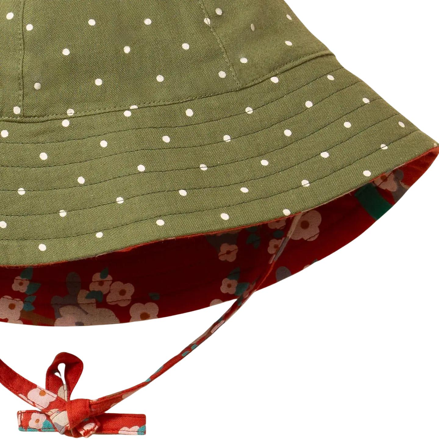 Little Green Radicals - Little Rabbits Reversible Sunhat