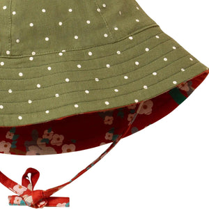 Little Green Radicals - Little Rabbits Reversible Sunhat