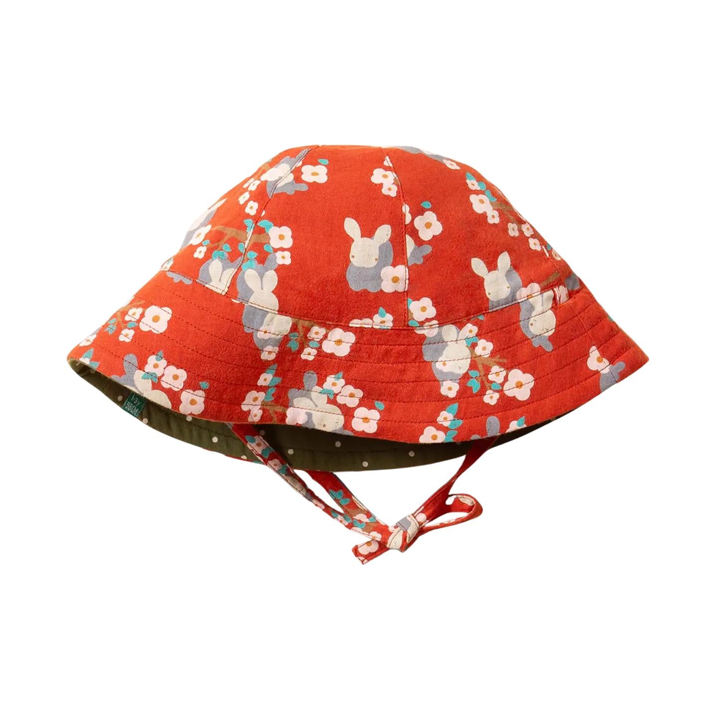 Little Green Radicals - Little Rabbits Reversible Sunhat