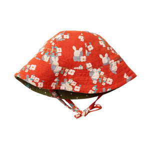 Little Green Radicals - Little Rabbits Reversible Sunhat