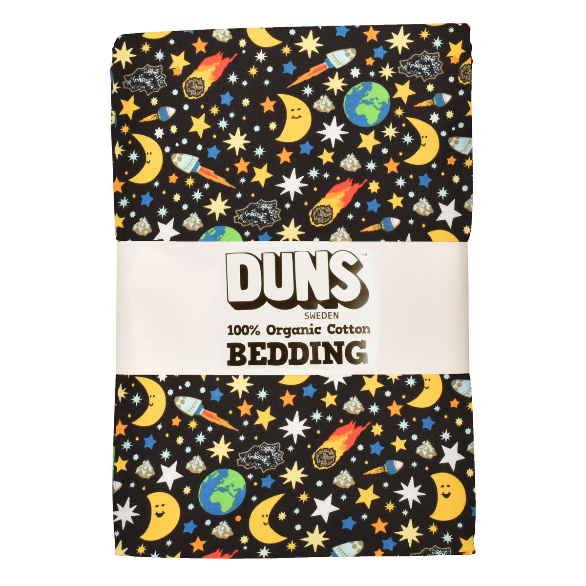 DUNS Sweden - Mother Earth Black Single Duvet Set