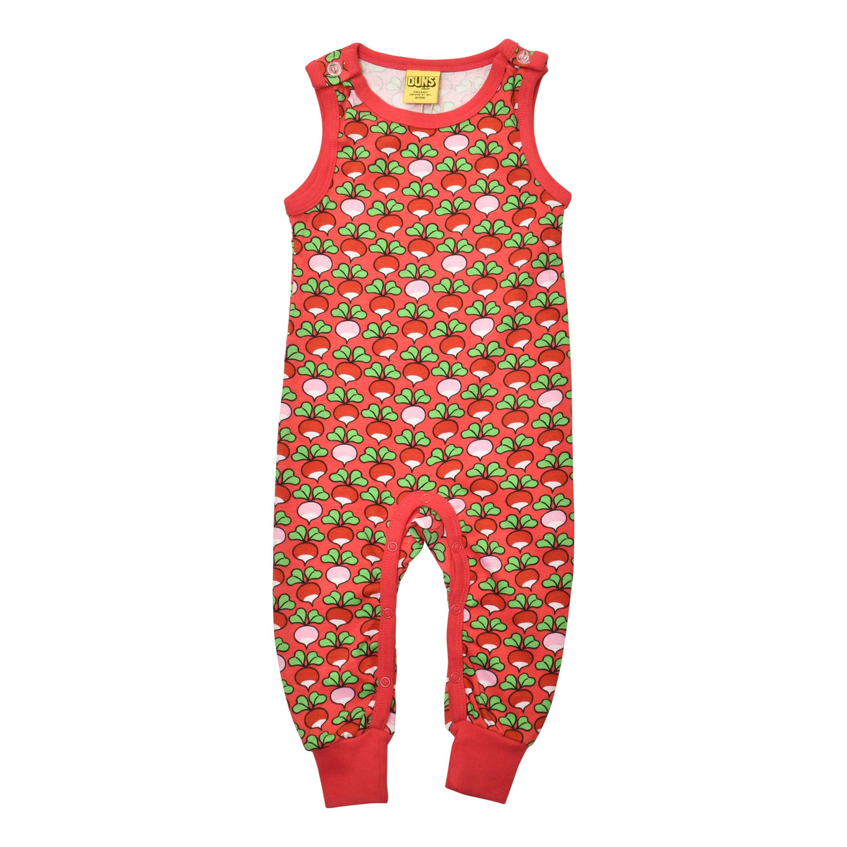 DUNS Sweden - Multi Radish Rouge Red Dungarees