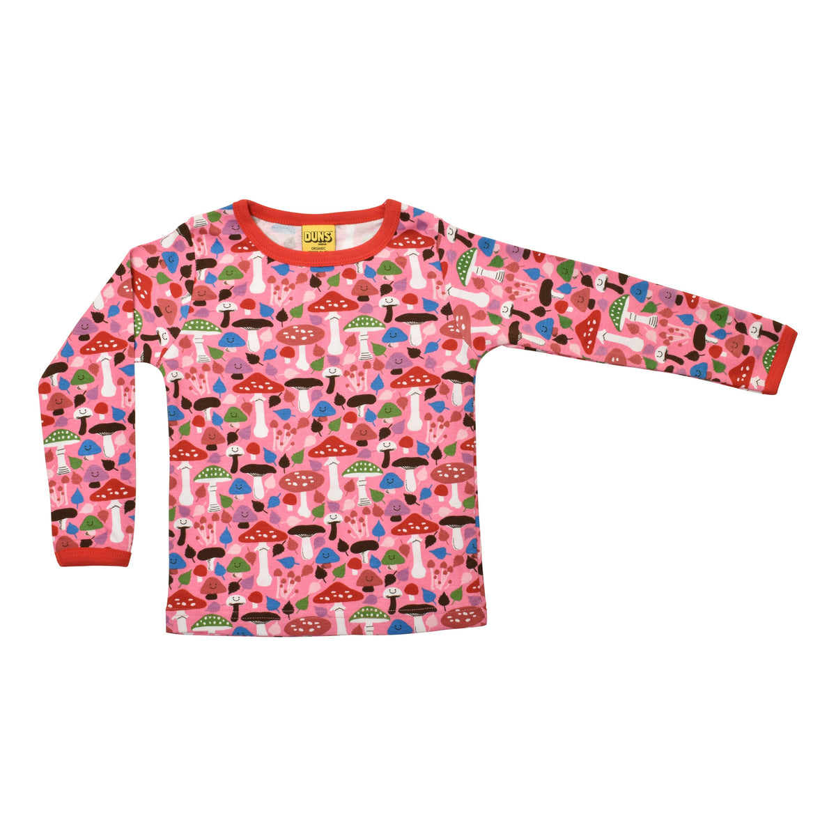 DUNS Sweden - Mushrooms Pink Long Sleeved Top