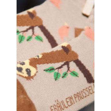 Fräulein Prusselise - Organic Ankle Socks - Sloths
