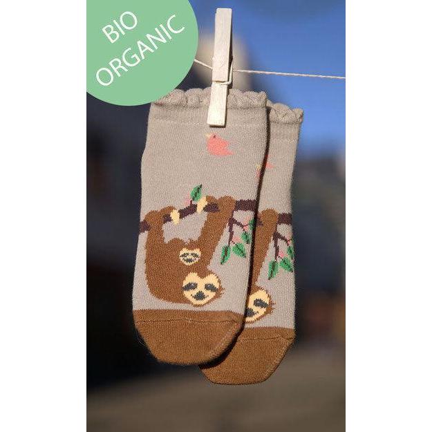 Fräulein Prusselise - Organic Ankle Socks - Sloths