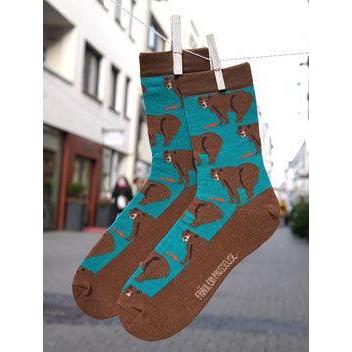 Fräulein Prusselise - Organic Crew Socks - Bears